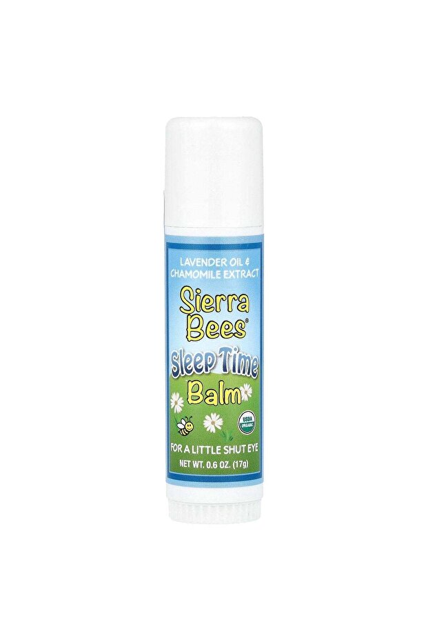 Sleep Time Balm Stick, Lavender & Chamomile, 0.6 oz (17 g)