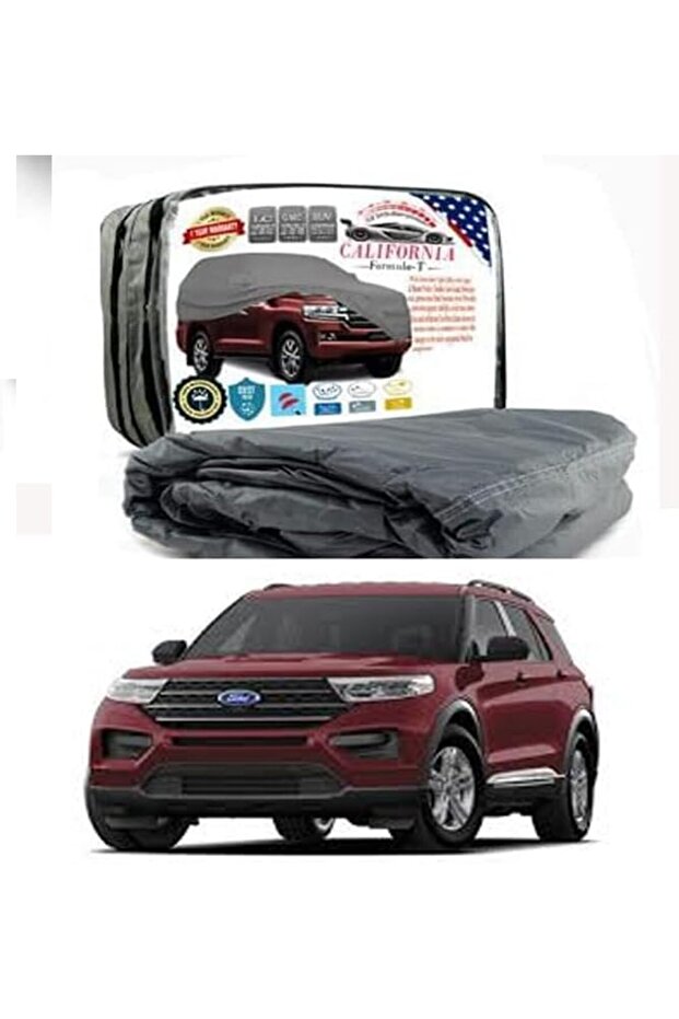 (EXPLORER 2011-2025) MultiLayers Car Cover Custom fit Waterproof All Weather for Automobiles, Outdoo