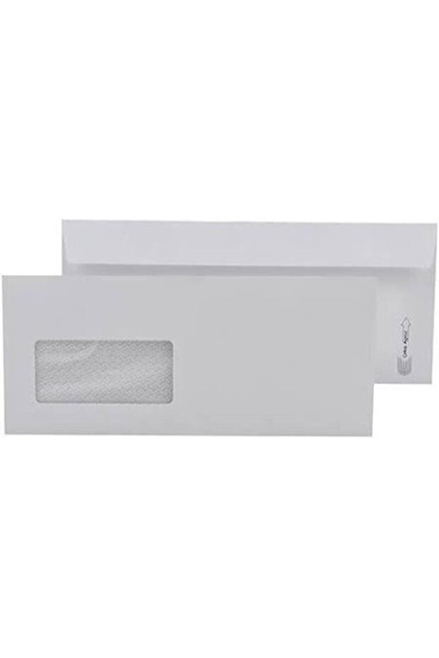 90 جرام ظرف أبيض مع نافذة - 1