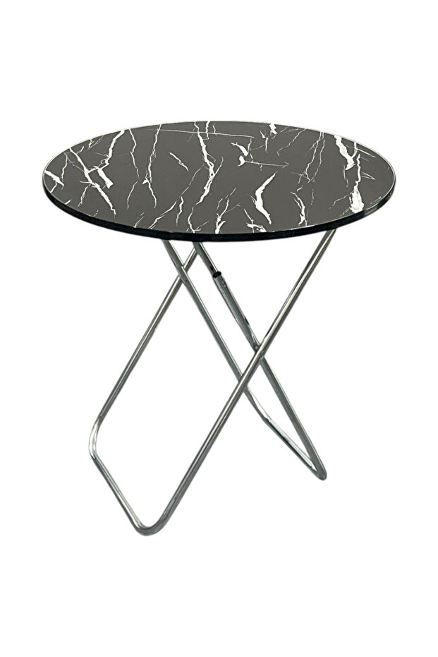 Elegant Round Marble Side Table - Perfect for Any Space!