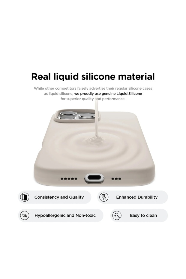 جراب سيليكون فاخر لجهاز iPhone 16 Pro - 3