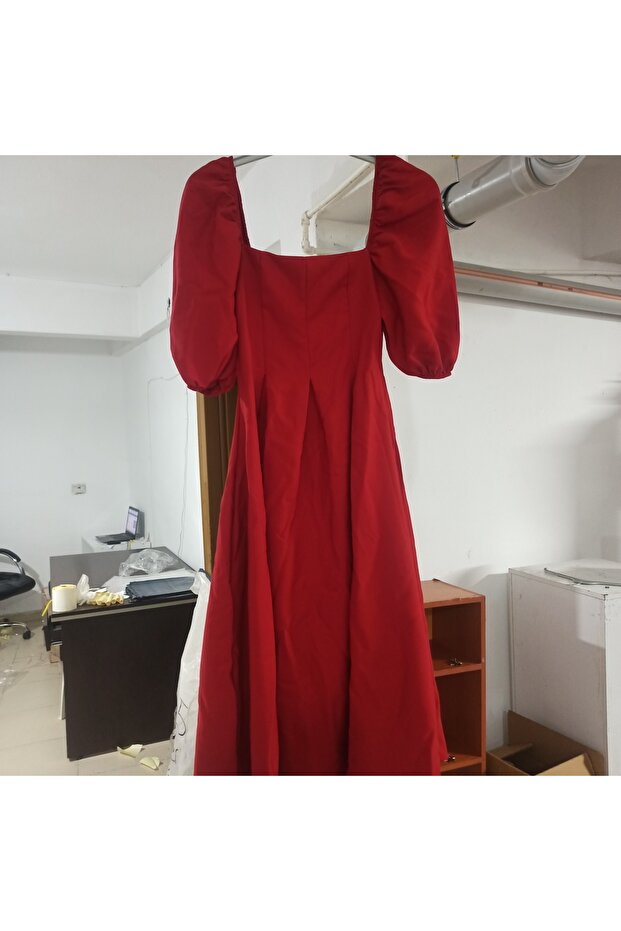 Kısa kollu mini elbise - 2