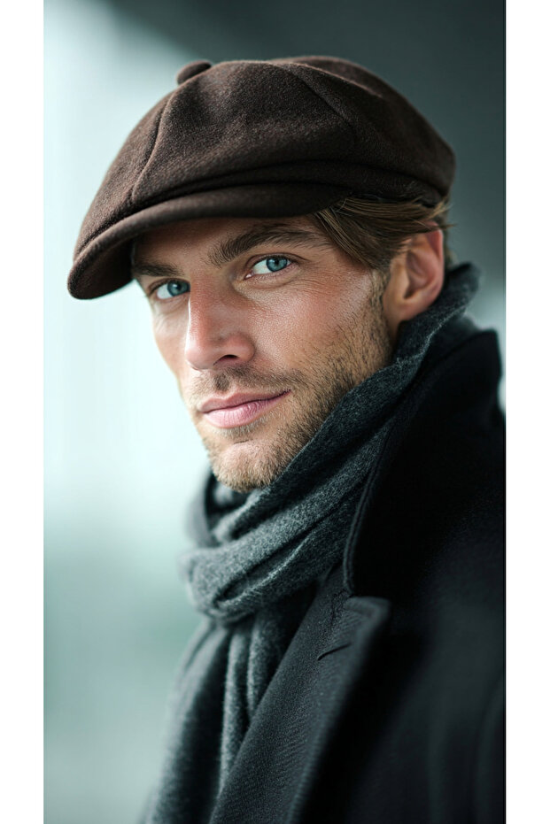 Men's Classic Italian Baretta Hat – Wool, Elastic Back