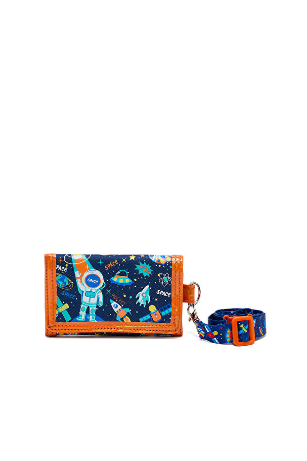 محفظة مطبوعة ثلاثية الطي
