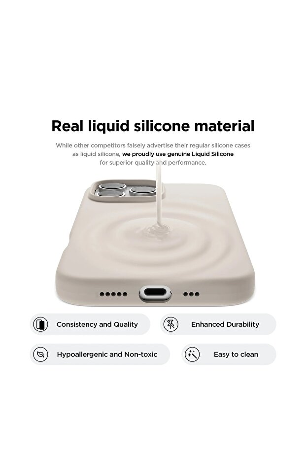 جراب سيليكون فاخر لجهاز iPhone 16 Pro - 3