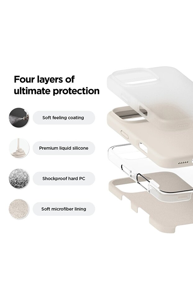 جراب سيليكون فاخر لجهاز iPhone 16 Pro - 4