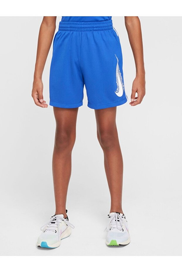 Multi Dri-Fıt Genç Çocuk Şortu - Mavi - 2