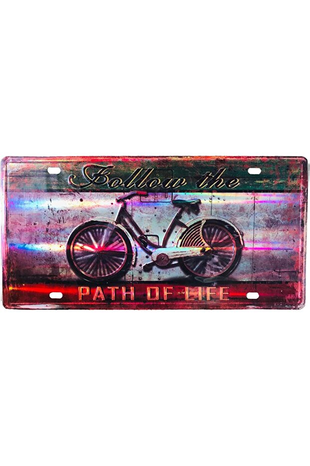 FFD Wall Decorative Metal Plate Tin Sign Metal Poster Modern Design Painted Car Plate 1 Piece
