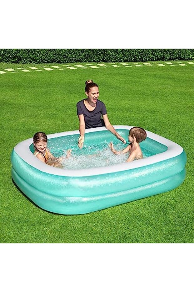 POOL BLUE RECTANGULAR 201X150X51 - 6