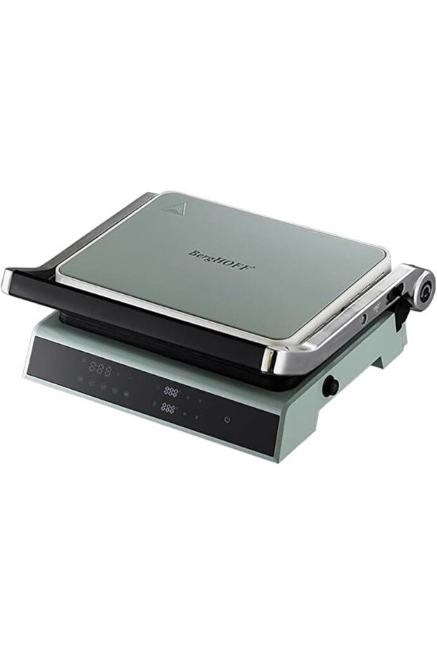 Gem Retro Dijital Izgara & Tost Makinesi – 2000 W, 290×212 mm, LCD Dokunmatik Kontrol | - 1