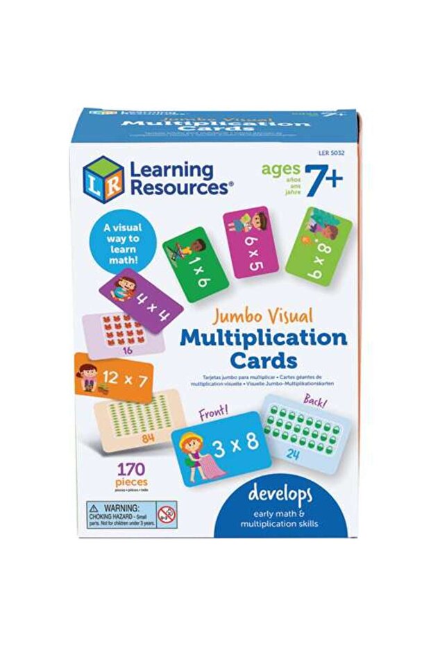 Jumbo Cards - Multiplication Table - 1