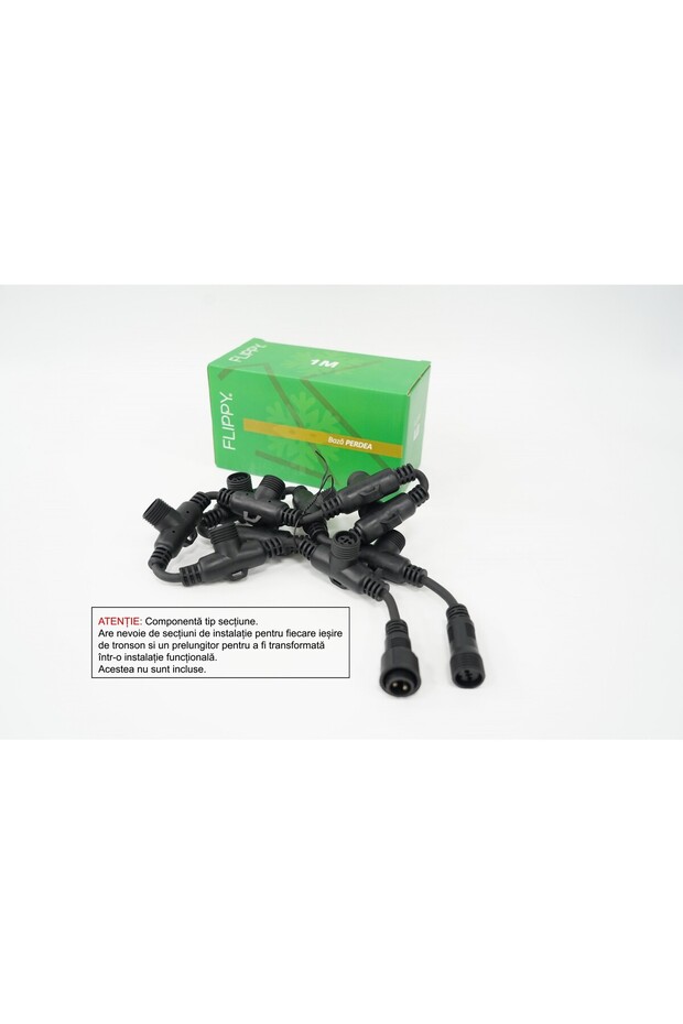 cable, 1 m IP65, Black wire - 1