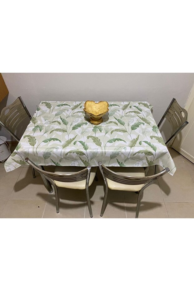 مفرش طاولة قابل للمسح من ألياف PVC - 1