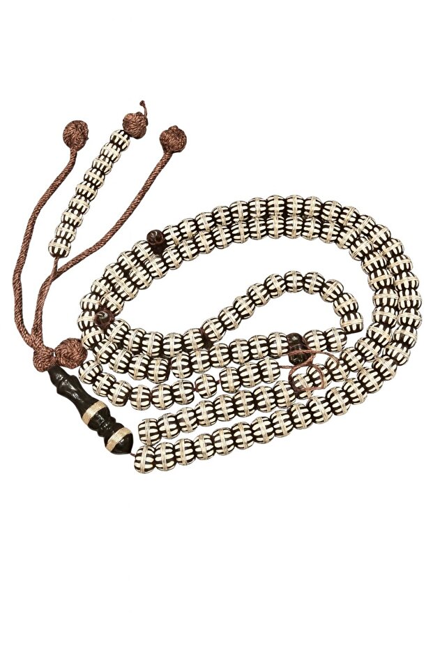 99-bead silver rosary - 3