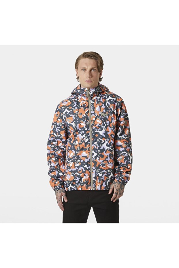 Core Graphic Erkek Yağmurluk Mont - 1