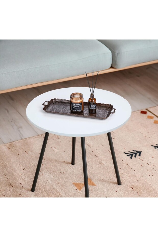 صينية تقديم مشروبات الشاي والقهوة العثمانية التركية مستطيلة الشكل - 3