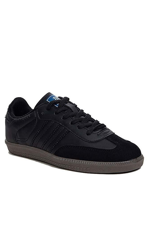 Black Sneaker Sports Shoes Black Daily Floti Comfortable Quality Lace-Up Orthopedic