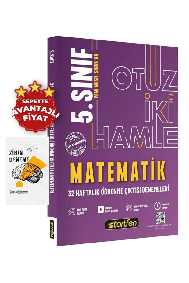5.SINIF MATEMATİK 32 HAMLE DENEME-ZİHİNDENEME-KP7 - 1