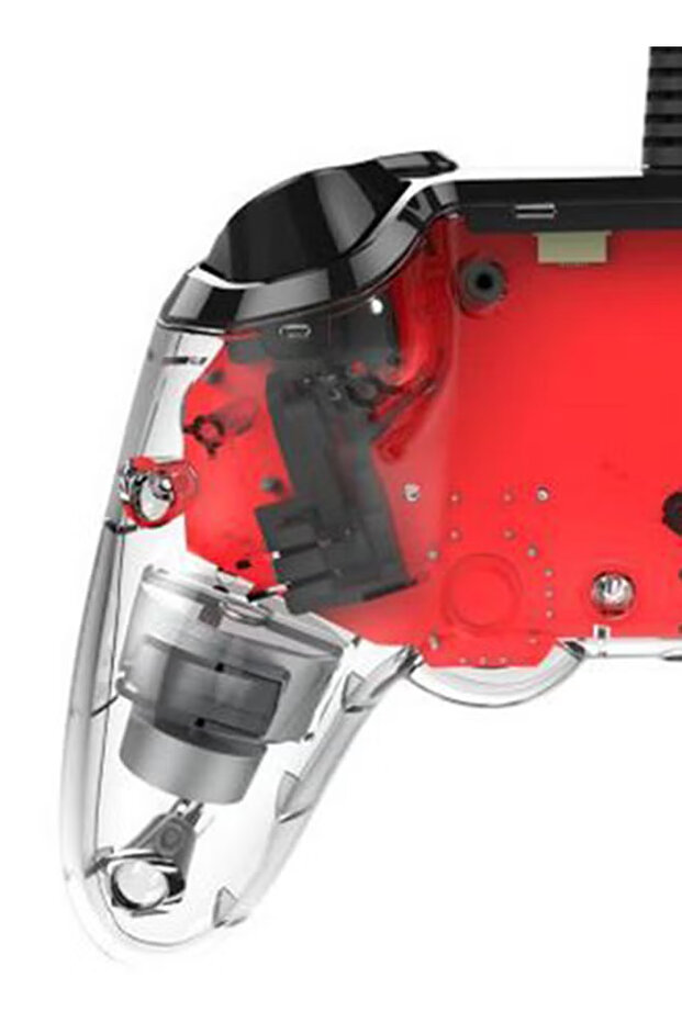 وحدة تحكم سلكية مضيئة مدمجة لجهاز بلاي ستيشن 4 - 5