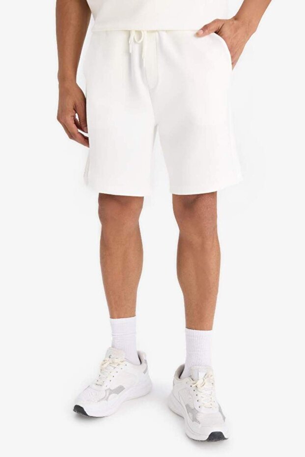 DeFactoFit Standart Fit Modal Sporcu Kısa Paça Şort F8393AX25AU - 5