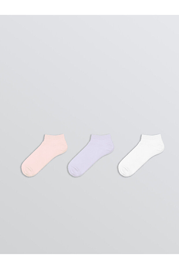 Ciorapi LCW Basic pentru fete, pachet de 3 (W5) - 1