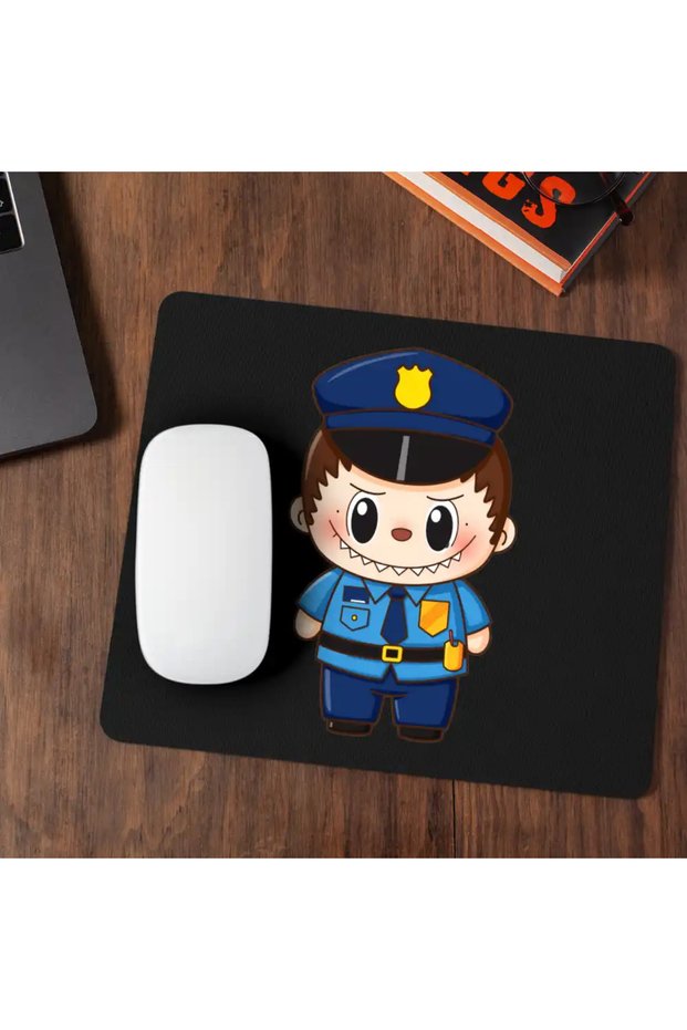 Mousepad Labubu Policeman
