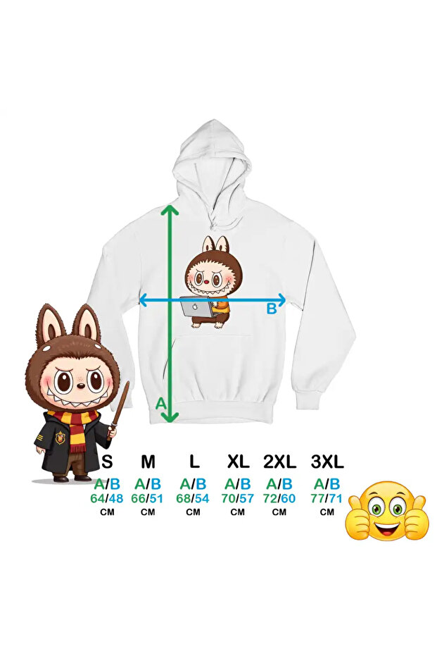 Hanorac Femei Labubu Programator - 4