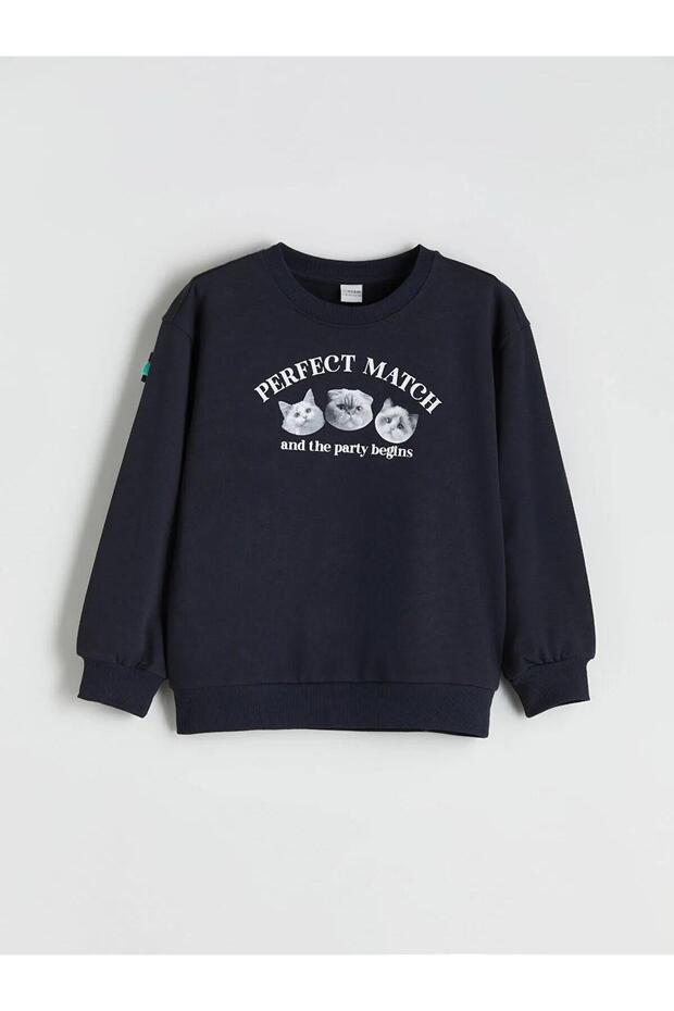 Lcw Crew Neck Girls Sweatshirt (W5)