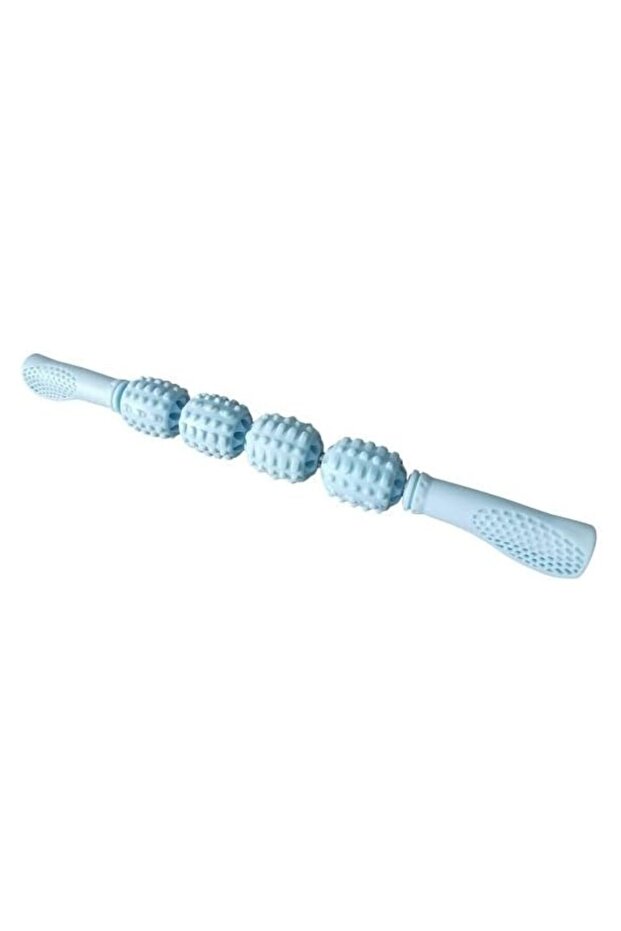 Muscle Massage Roller Stick with Textured Nodes, Recovery Tool for Athletes, Blue