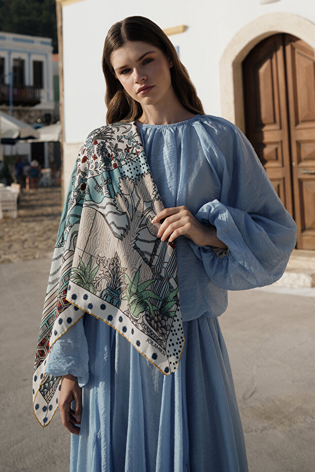 وشاح مودال منقوش هوميرا - 1