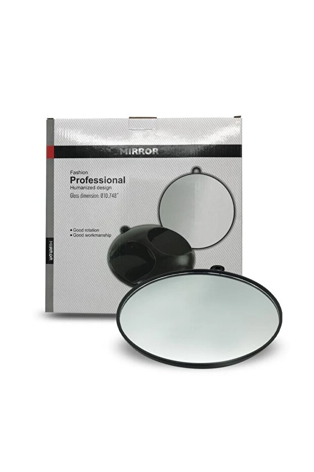 Beauty Hand Mirror Round with Back Handle