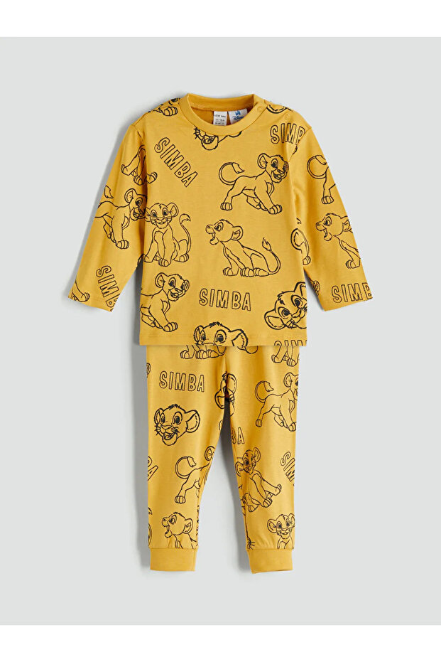 LCW babySari Aslan Kral Baskılı Erkek Bebek Pijama Takımı - 1