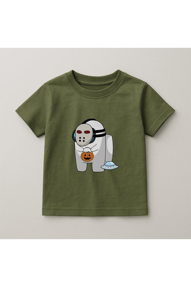 Among Us Crew Neck 100% Cotton Printed Short Sleeve Children's and Teenage T-Shirt