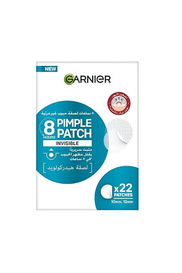 Invisible Hydrocolloid Acne Patches - 22 Patches by