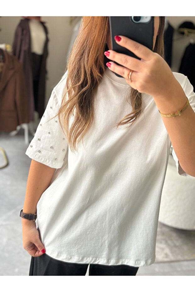 taşlı tişört - 6