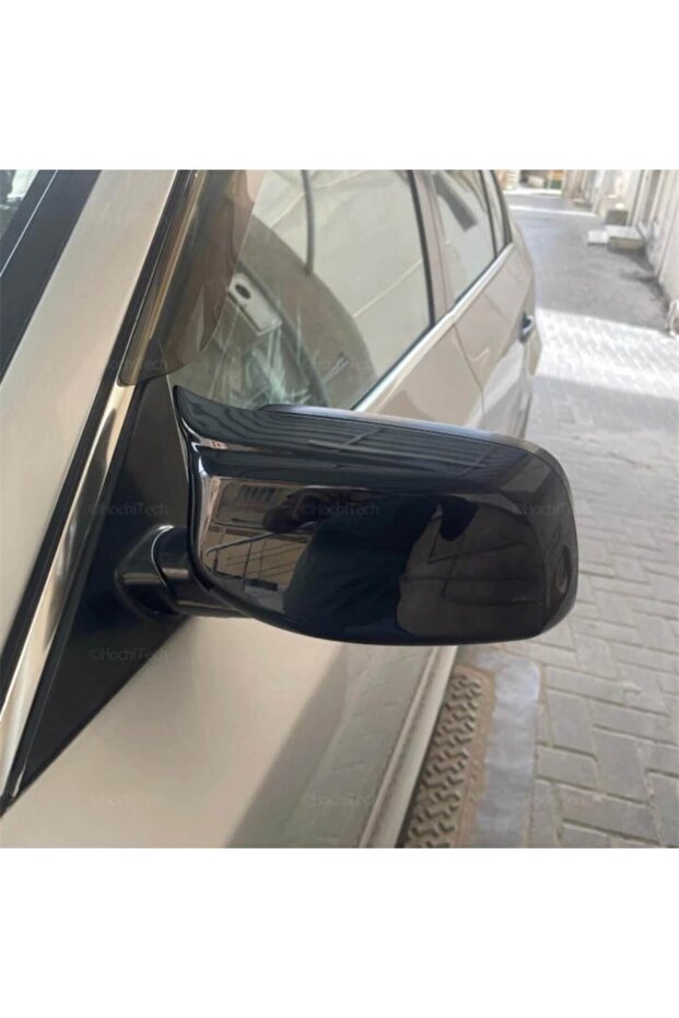 Set 2 Premium Mirror Caps, Batman M Style, Compatible with BMW Series 5 E60 E61 E62 E63 E64, Glossy - 3