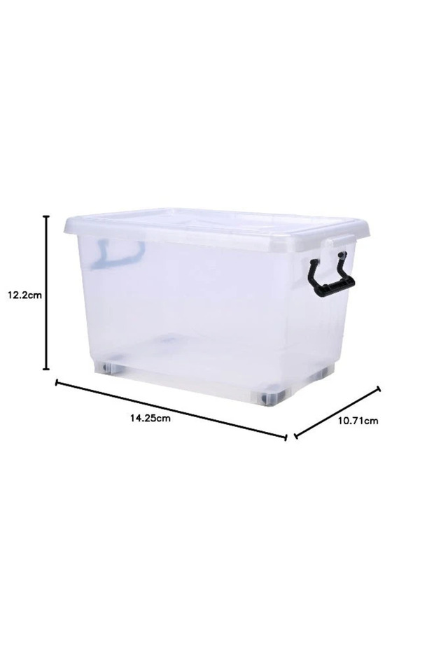 صندوق تخزين بلاستيكي سعة 33 لترًا - 2