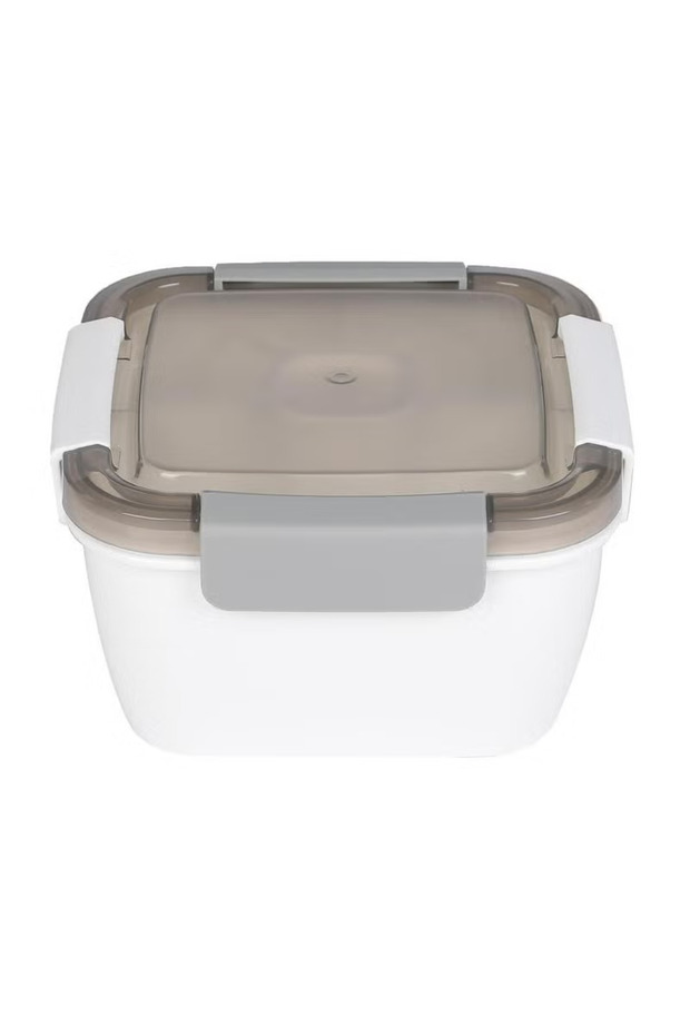 Lunch Box Square – Push and Pull Grey/White - 2