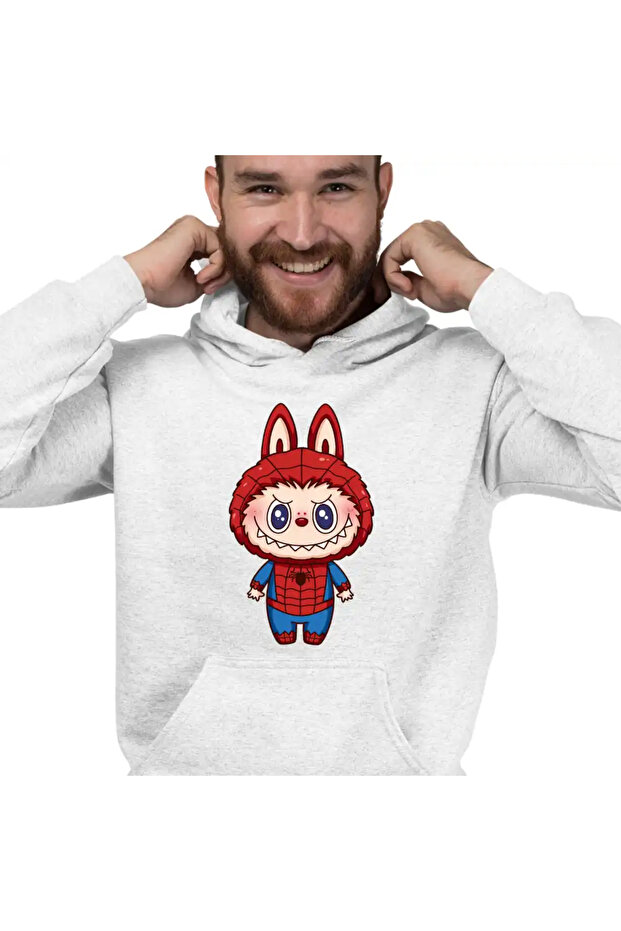 Hanorac Barbati Labubu Spiderman - 1