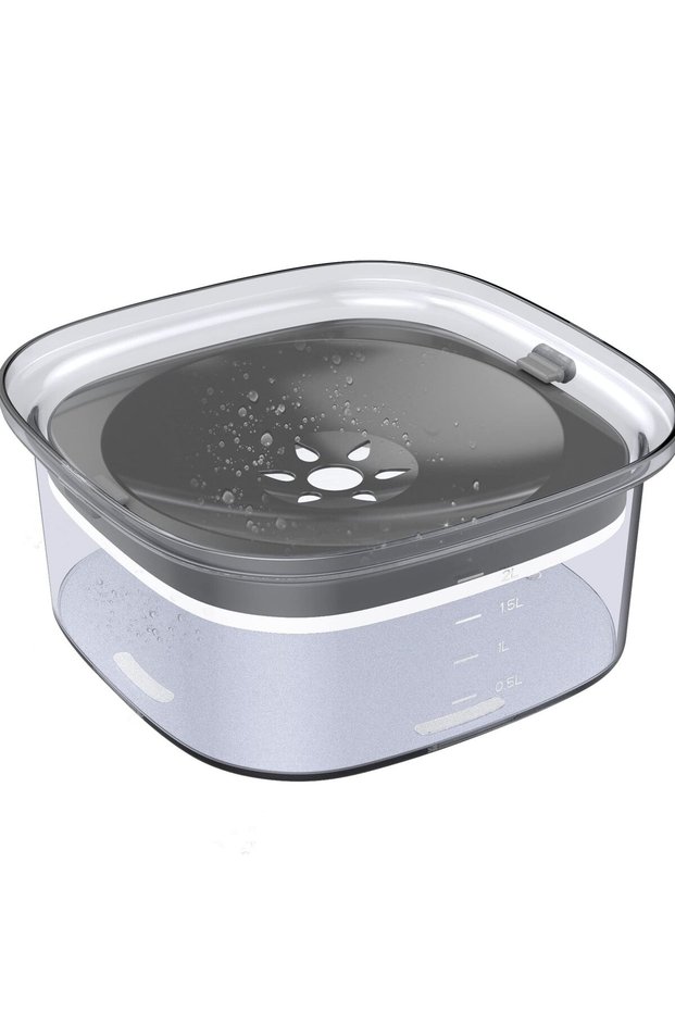 Large Capacity Dog Water Bowl, No Spill Water Bowl for Dogs, Dog Food Water Bowl Slow Water Feeder