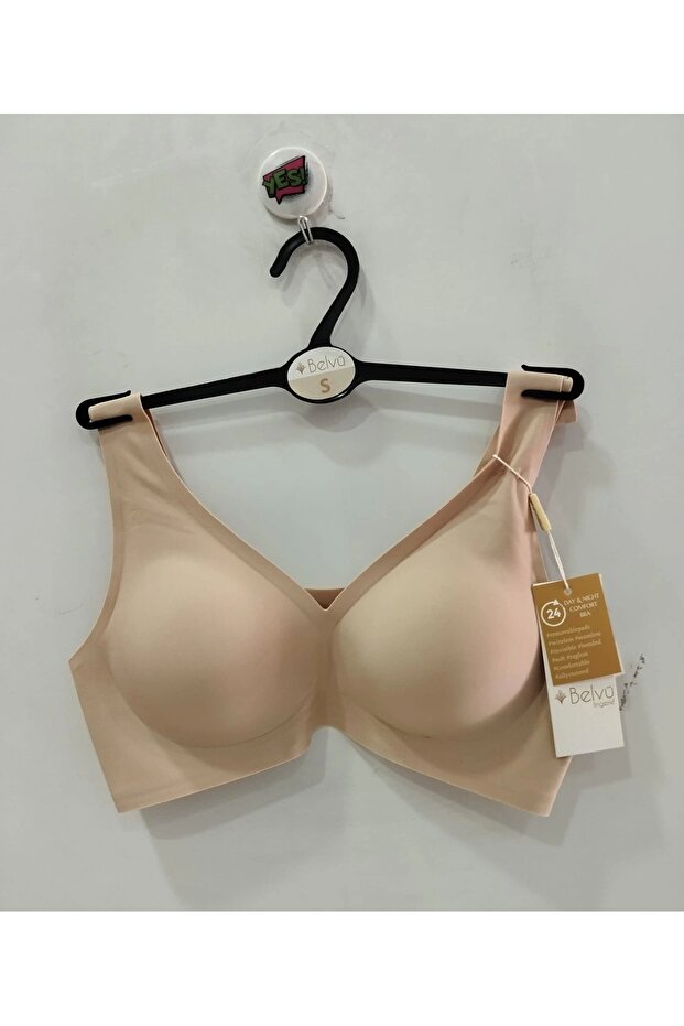 Women's Laser Cut Skin Bra with Removable Pads -1231