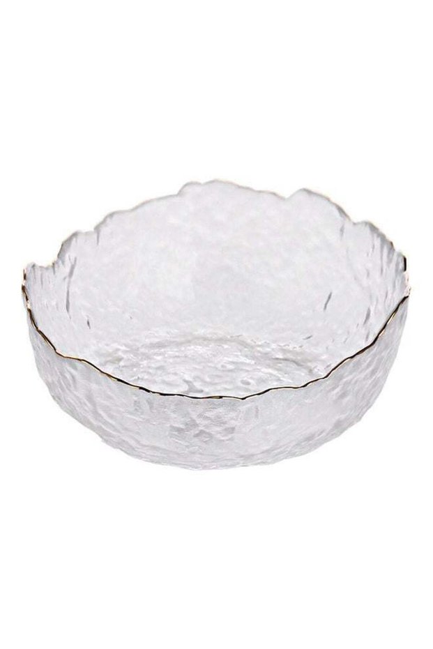 Fruit Salad Glass Bowl Clear 17x17x7cm