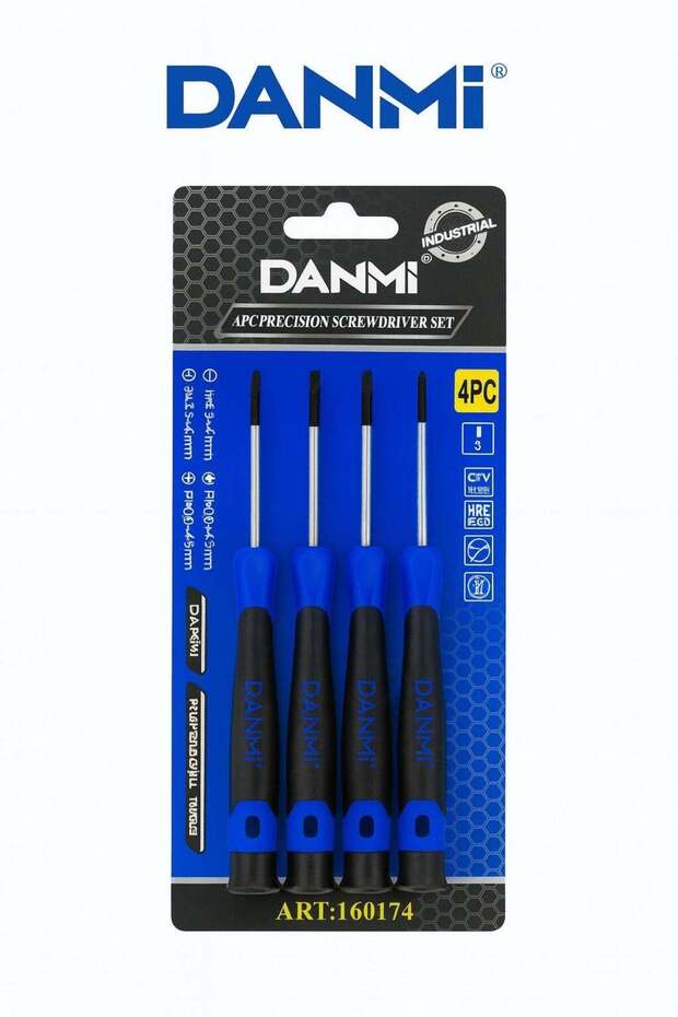 مجموعة مفكات براغي دقيقة من 4 قطع من طراز ART:160174 - 1