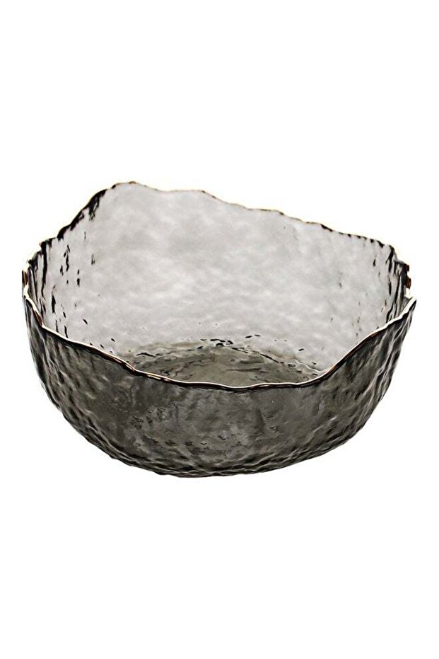 Fruit Salad Glass Bowl Grey 24x24x11cm