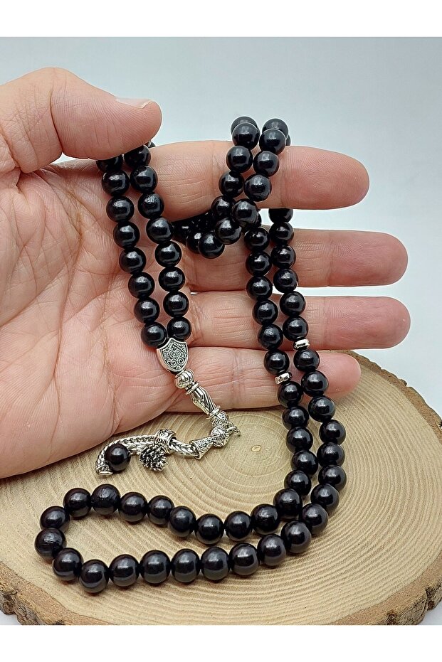 Ebony Wood 99 Prayer Beads 8mm (56536)