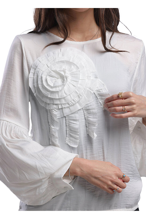 Spring Flower Blouse - 5