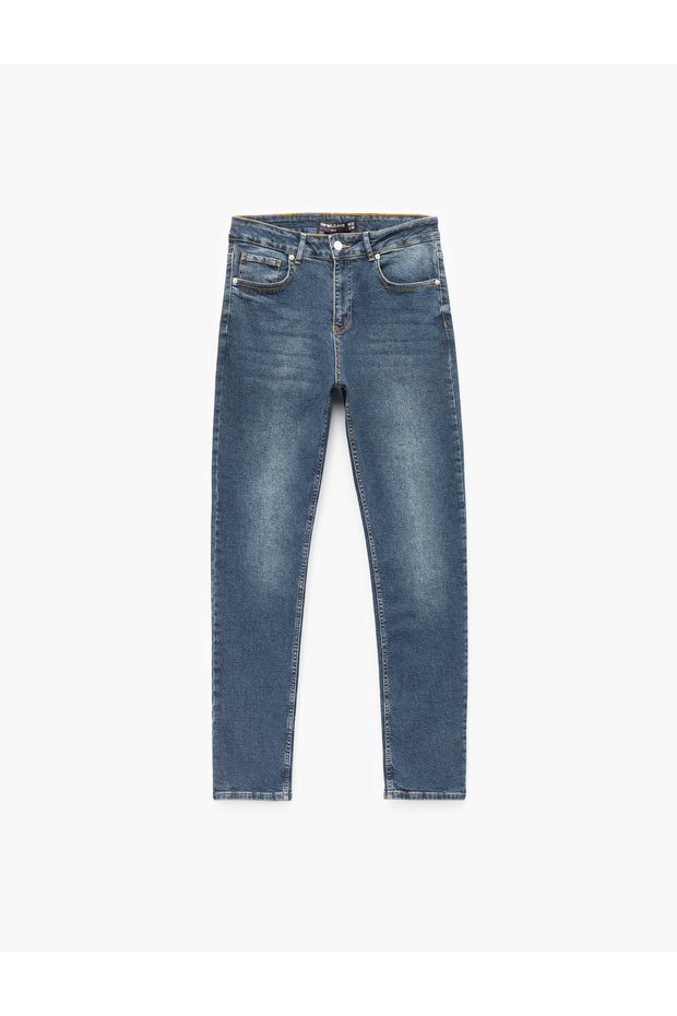 Regular Waist Slim Fit Jean Trousers - Brad Jean