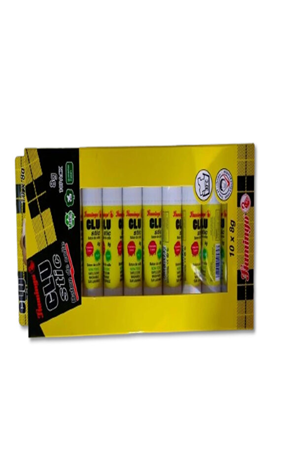 Non-Toxic Fast Drying Transparent Paper Craft Glue Sticks Box (10 x 8g)