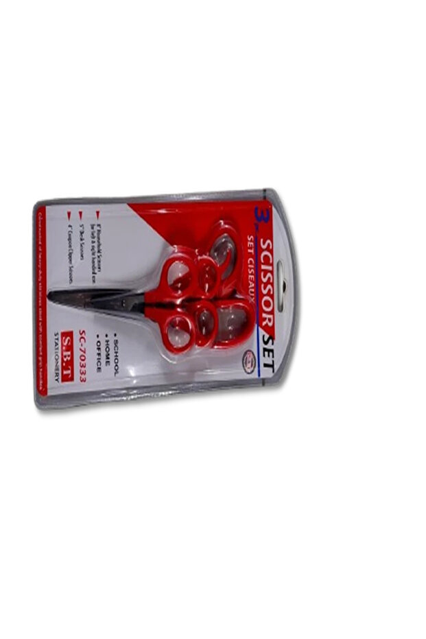 طقم مقصات 3 قطع SC-70333 - 1