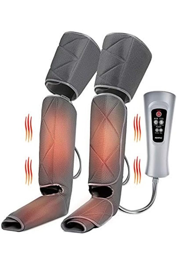 6 Modes Leg Massager with 2 Heat for Circulation - 2